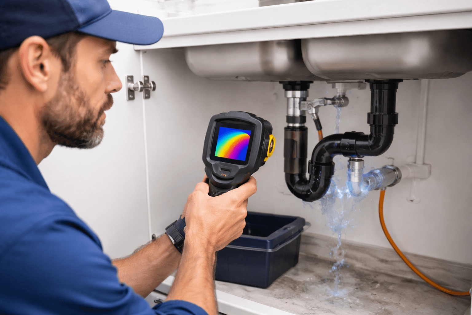 Professional leak detection service